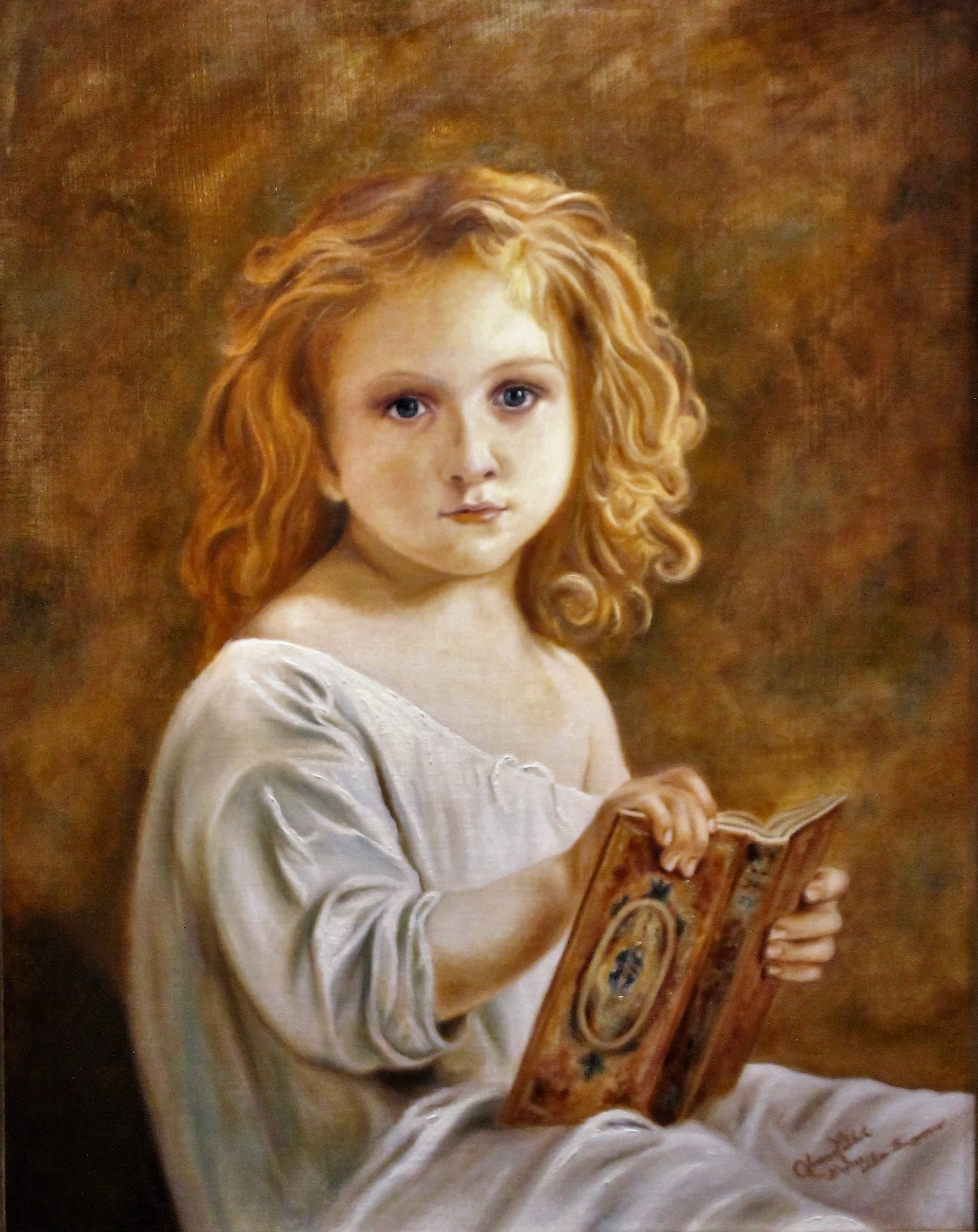 The Story Book D'après William Bouguereau (Vendu / Sold)